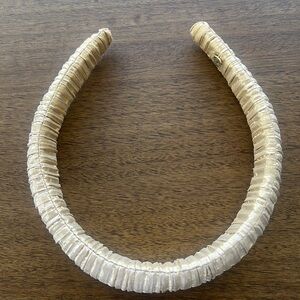 Loeffler Randall gold puffy ‘Marina’ headband